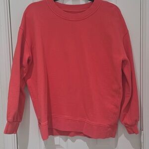 Lululemon perfectly oversized crew pale raspberry size 6